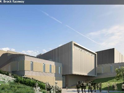 PAC: exterior view, Brock Raceway