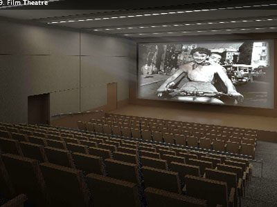 PAC: interior view, Film/Video Theatre