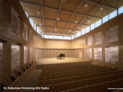 PAC: interior view, Recital Hall