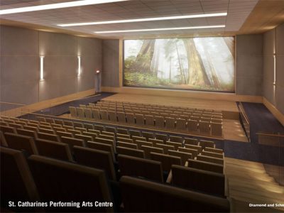 PAC: interior view, Film/Video Theatr