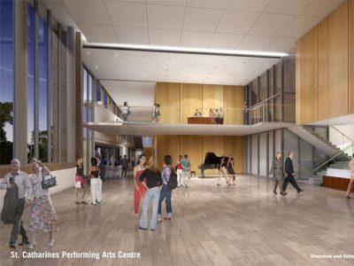 PAC: interior view, Main Lobby