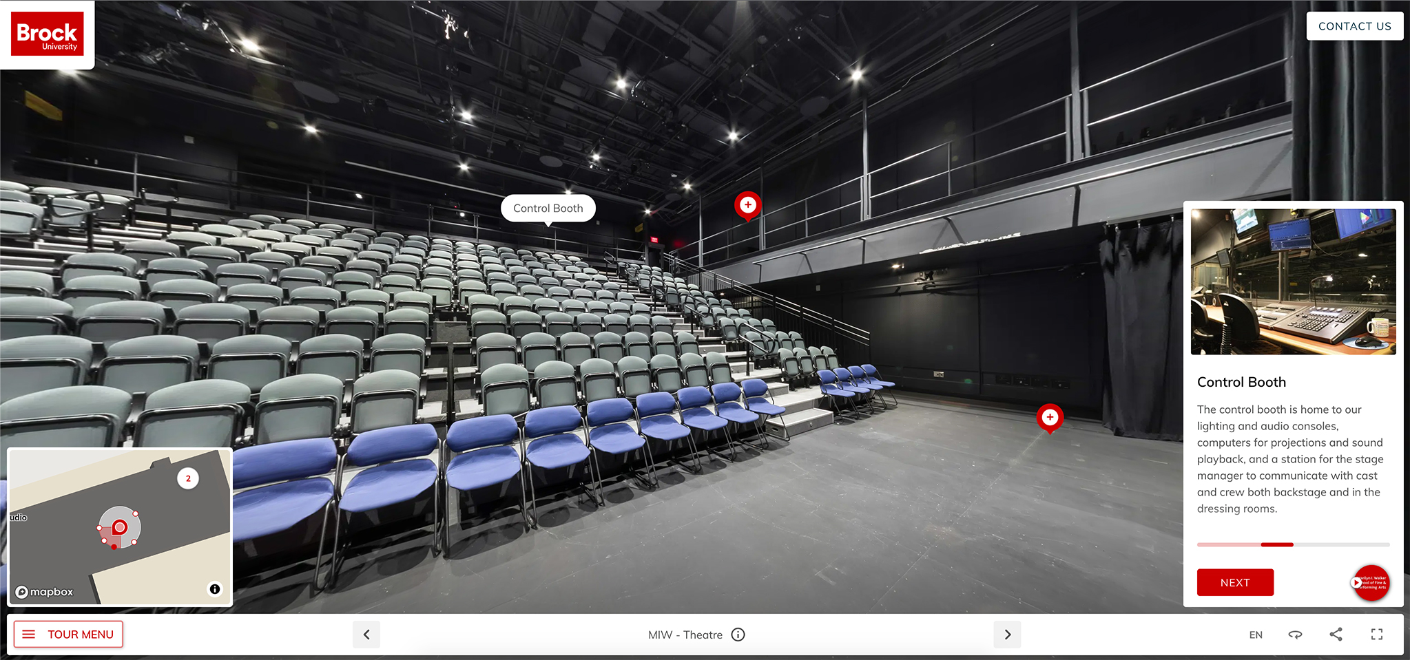 Virtual Tour Interface