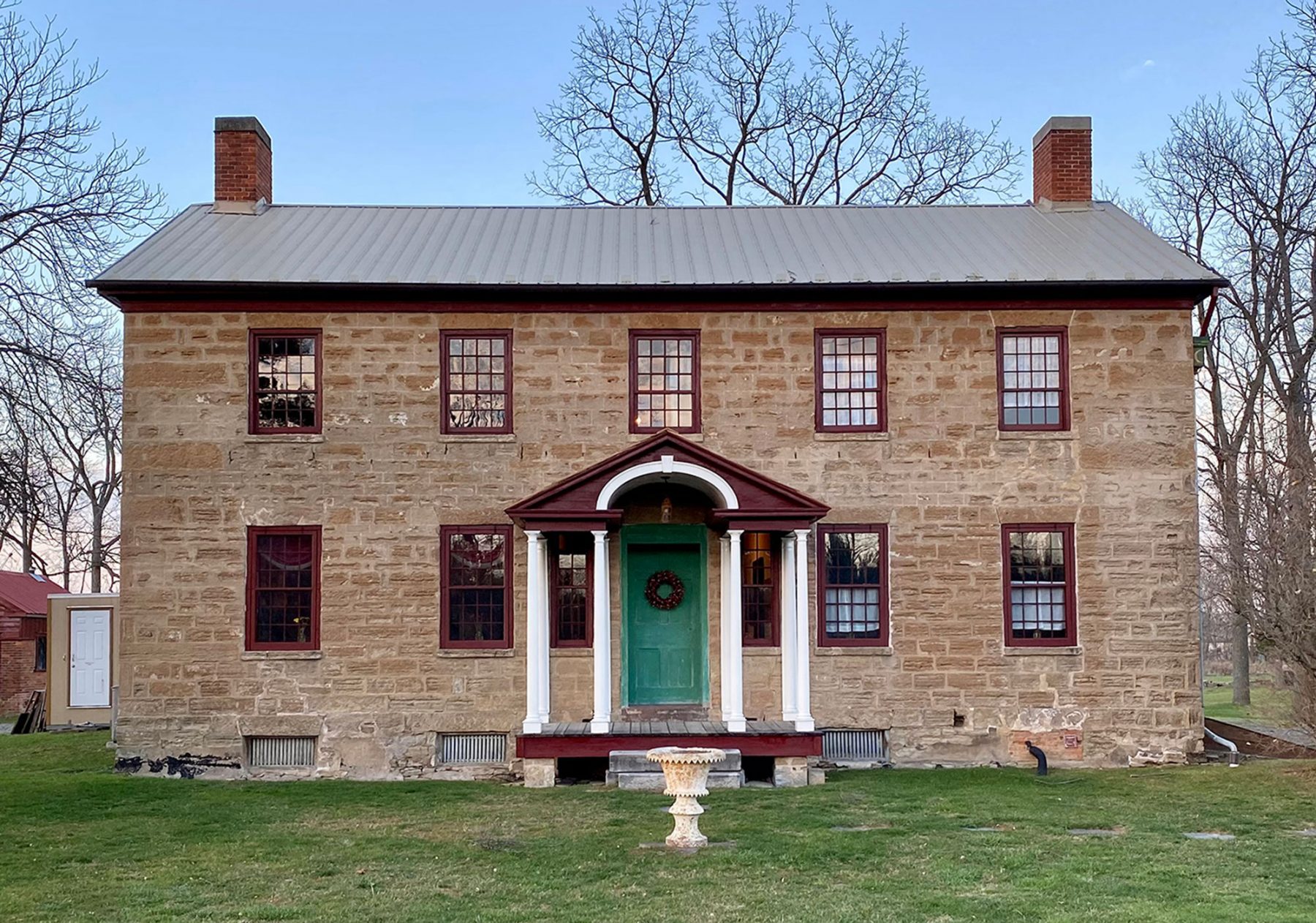 Exterior of the historic Brown Homestead in St. Catharines