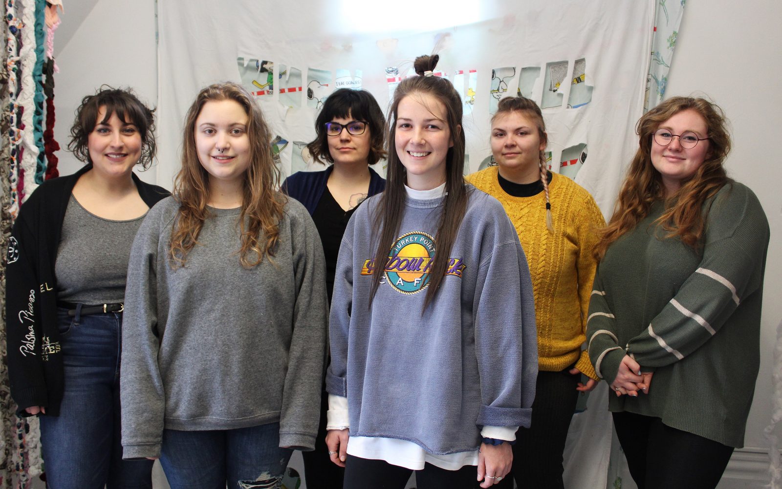 Gianna Aceto, Emma Mary Sked, Amber Williams, Cynthia Richards, Teresa Badgley and Sarah Martin