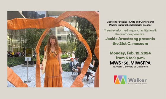 Walker cultural leaders Jackie Armstrong poster