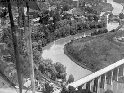 aerial view of the Marilyn I Walker site, about 1919