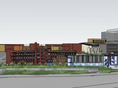 MIWSFPA in the Haircloth Building, view from the HWY 406