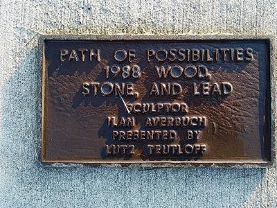 The Path of Possibilities, Lutz Teutloff plaque