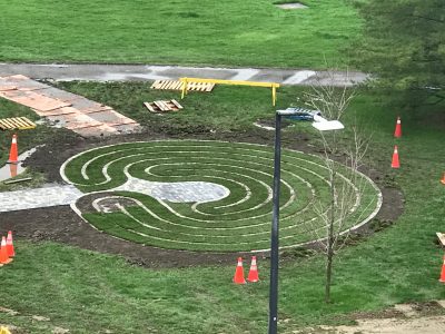 Labyrinth from above - Sod down