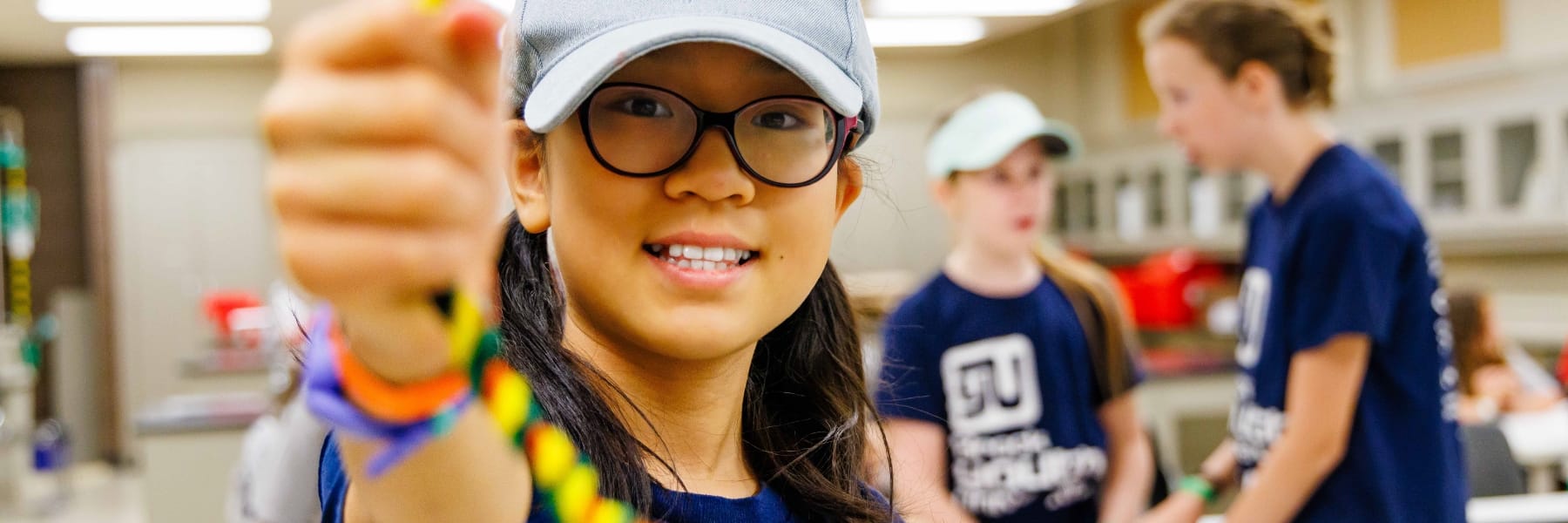 Children in a fun classroom environment