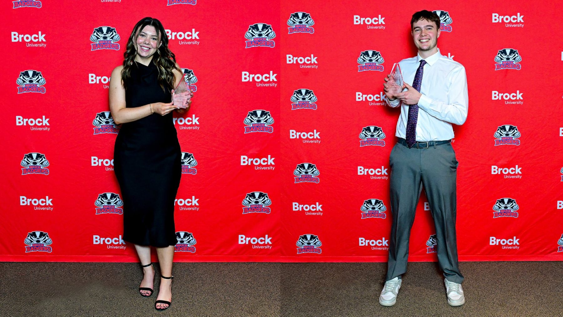 2024-25 BROCK SPORTS CLUBS MAJOR AWARD WINNERS Sport Club Excellence Award: Madison Clarke (Equestrian) Sport Club Legacy Award: Jonah Stuckless (Badminton)