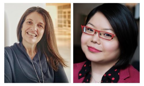 Assistant Professors Kate Cassidy and Michelle Chen.