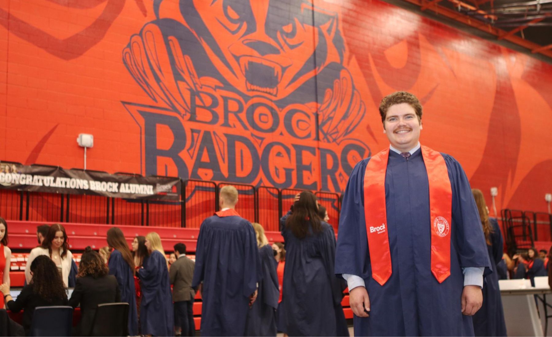 en Skippen (BA ’20) is one of several graduates from Brock’s Department of Communication, Popular Culture and Film (CPCF) in Bob Davis Gymnasium 