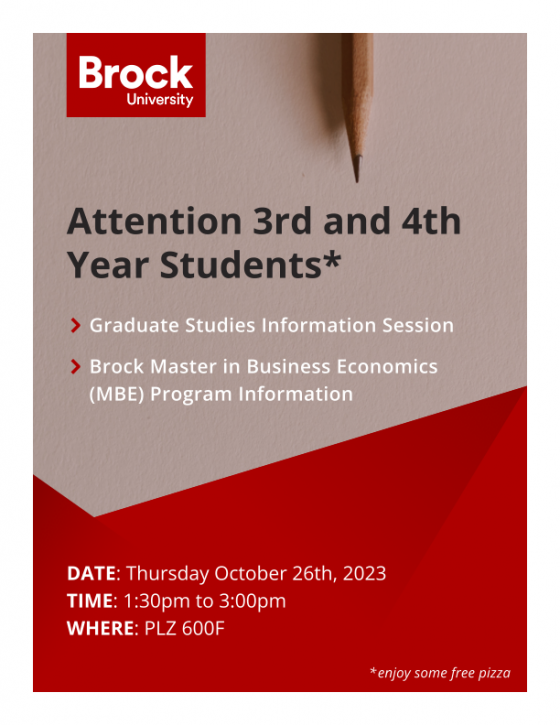 poster for MBE info session
