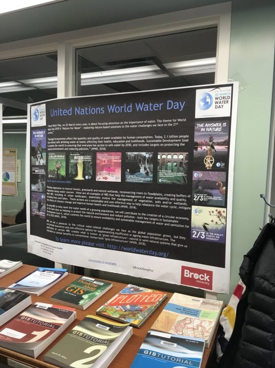 Students celebrate World Water Day with water-themed research posters –  Geography and Tourism Studies