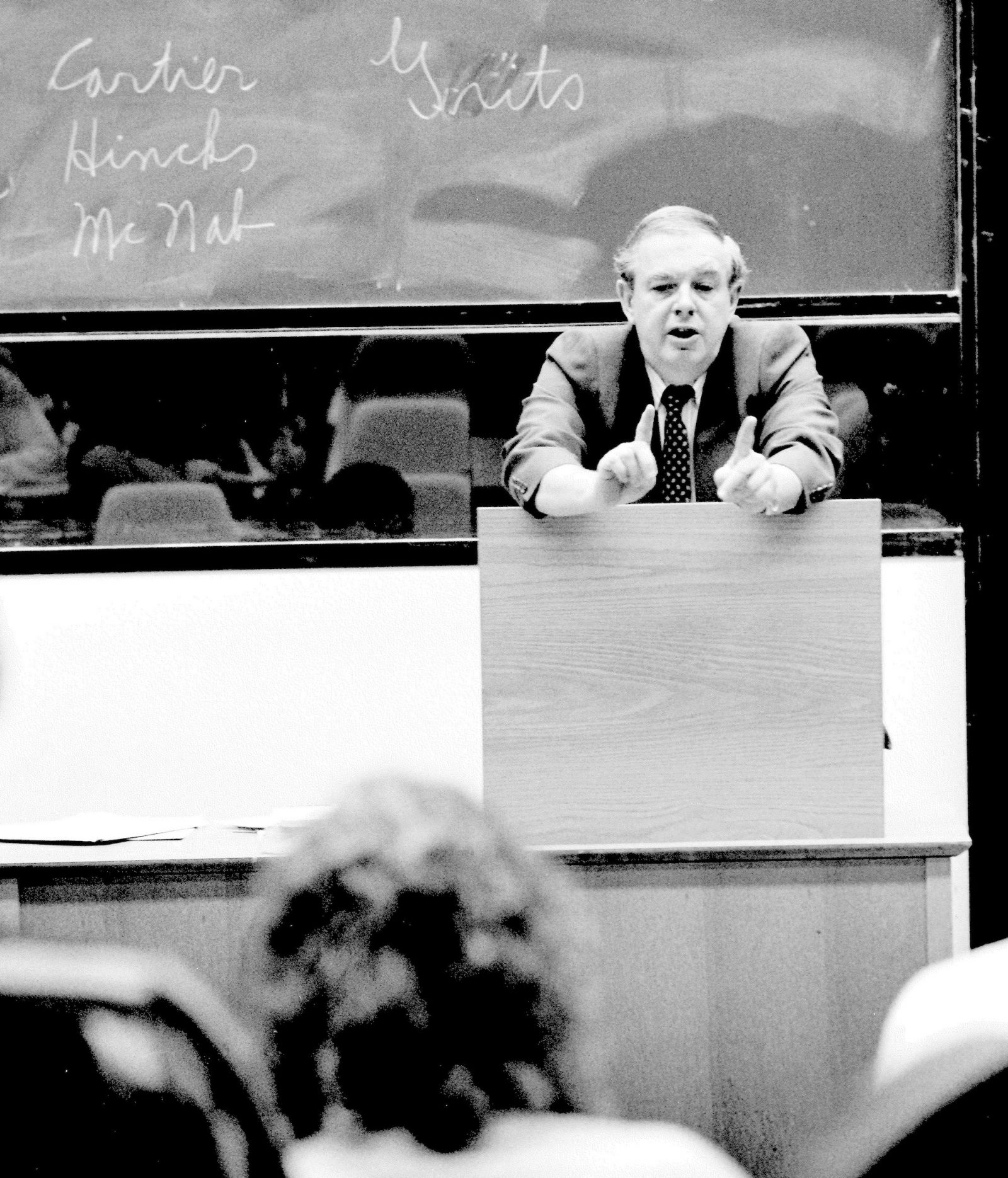 Matheson in class in year 1987