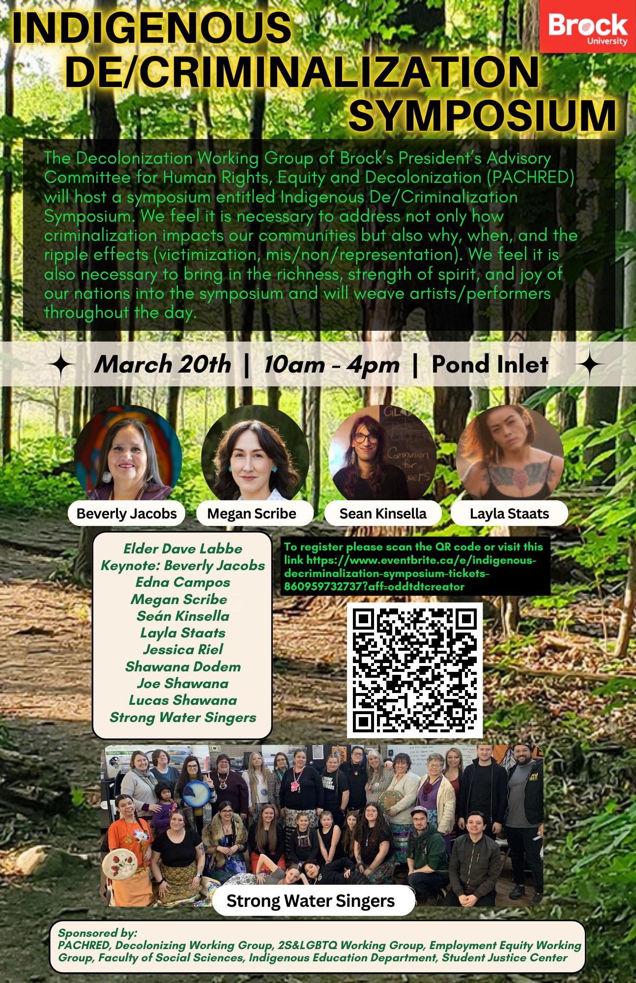 Poster for event Indigenous Decriminalization Symposium on March 20, 2024