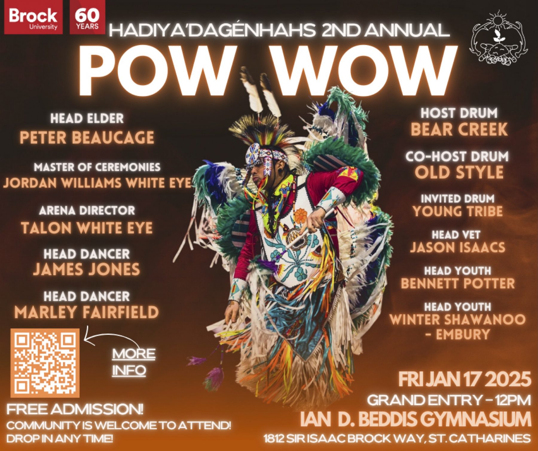 Hadiya’dagénhahs 2nd Annual Pow Wow on January 17, 2025
