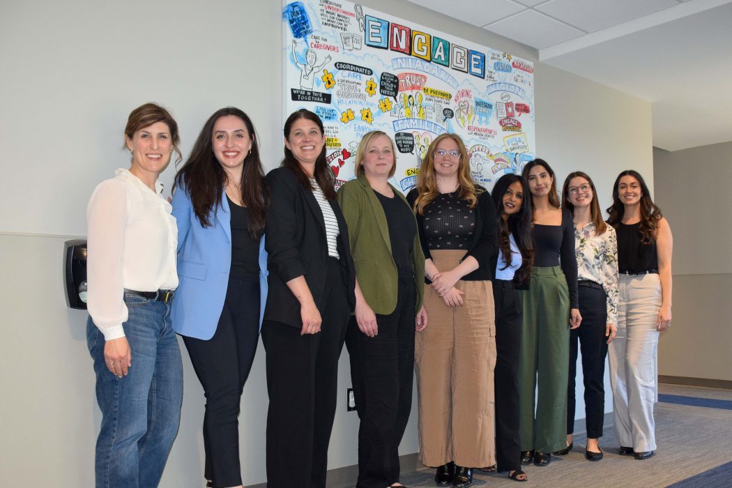 Applied Disability Studies PhD students and faculty members with community partners at Bethesda family services