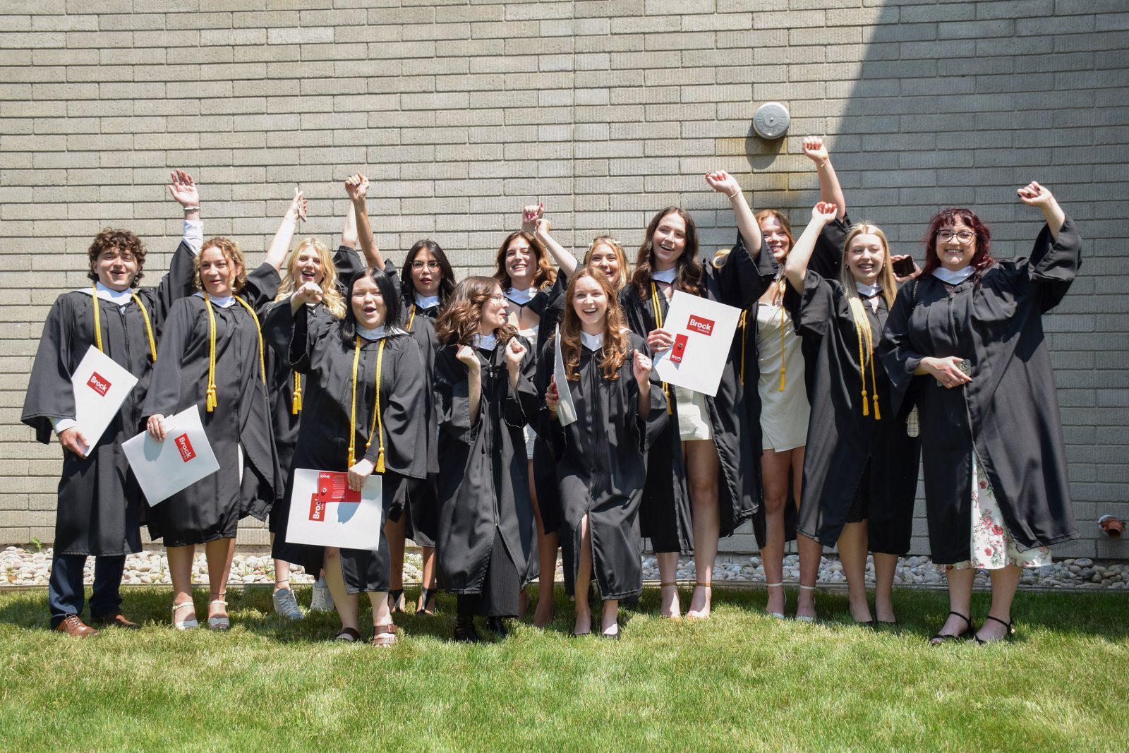 first graduating cohort of Forensic Psychology and Criminal Justice students