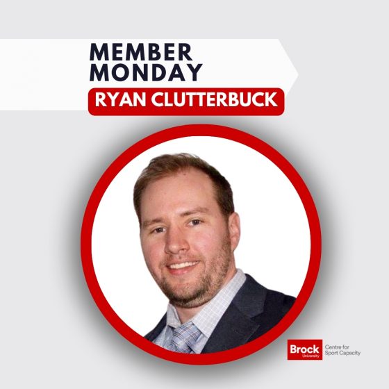 Ryan Clutterbuck Member Monday Photo