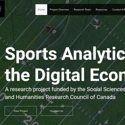 Website Creation (Sports Analytics and the Digital Economy)