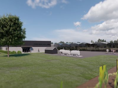 Artist’s view of a portion of the Brock-led research farm